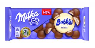 Milka Bubbly fehér csoki 90g