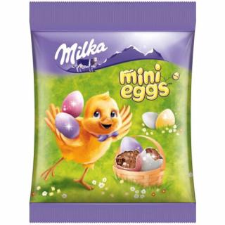 Milka Mini Eggs Tejcsokoládéval Töltött Drazsék 100g