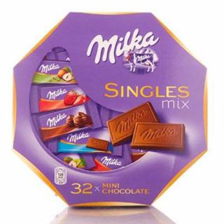Milka Singles Mix Tejcsokoládé Válogatás 138g (30db)
