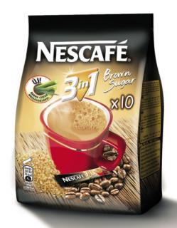 Nescafé 3in1 Brown Sugar Azonnal Oldódó Kávéspecialitás (10x16,5g)