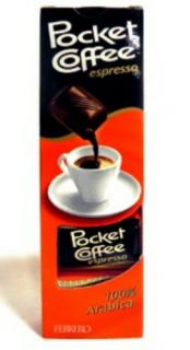 Pocket Coffee Espresso Csokoládé és Tejcsokoládé Praliné Kávéval 62,5g (5db)