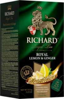 Richard Royal CitromGyömbér Gyógynövény Tea 37,5g