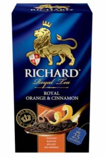 Richard Royal NarancsFahéj Ízesített Fekete Tea 50g