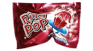 Ring Pop Cukor Gyűrű Eper Ízű 10g