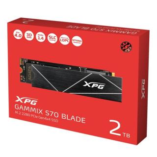 ADATA SSD 2TB - XPG GAMMIX S70 BLADE (3D, M.2 PCIe Gen 4x4, r:7400 MB/s, w:6800 MB/s, PS5 Ready)