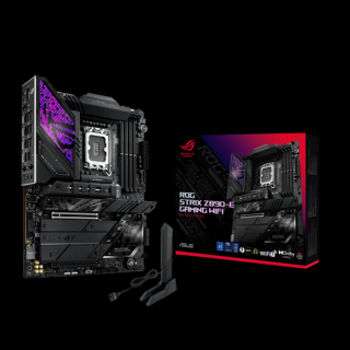 Asus Alaplap - Intel ROG STRIX Z890-E GAMING WIFI LGA1851 (Z890, ATX, 4xDDR5 8800+MHz, 4xSATA3, 7xM.2, HDMI+DP)