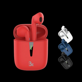 Bluestork Fülhallgató Vezeték Nélküli - BE POP 2 RED (Bluetooth v5.0, mikrofon, piros)