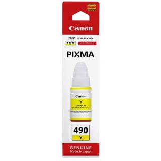 Canon GI490 YL sárga (YL-Yellow) eredeti (gyári, új) tinta