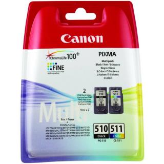 Canon PG-510 + CL-511 fekete és színes (BK-Color) eredeti (gyári, új) tintapatron