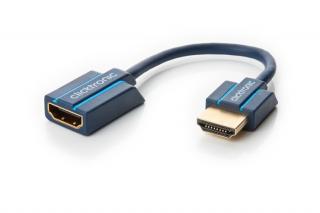 Clicktronic átalakító HDMI (apa)- HDMI (anya), flexibilis kábellel