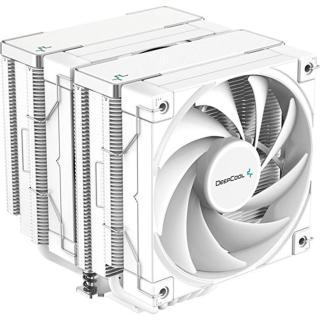 DeepCool CPU Cooler - AK620 WH (28 dB; max, 117,21 m3/h; 4pin csatlakozó, 6 db heatpipe, 2x12cm, PWM)