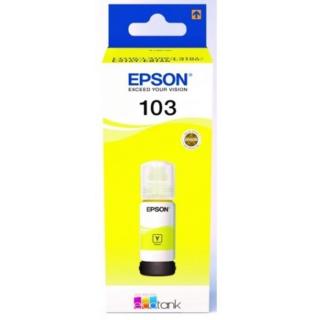 Epson T00S4 (103) YL sárga (YL-Yellow) eredeti (gyári, új) tintapalack