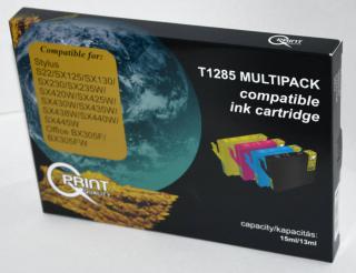 Epson T1285 BCMY Multipack kompatibilis (utángyártott) tintapatron