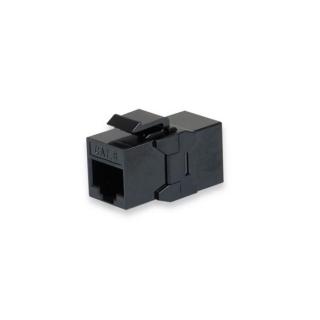 Equip RJ45 Keystone Toldó - 125579 (UTP, Cat6, árnyékolatlan, műanyag, fekete) 8db/csomag