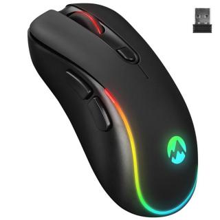 Everest Gamer Egér - SM-W75 -X-RAPID  (1600 DPI, 6 gomb, optikai, fekete, RGB LED)