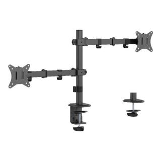 GEMBIRD Adjustable desk mounted double