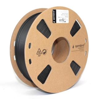 Gembird filament PLA-PLUS black, 1,75 MM, 1 KG