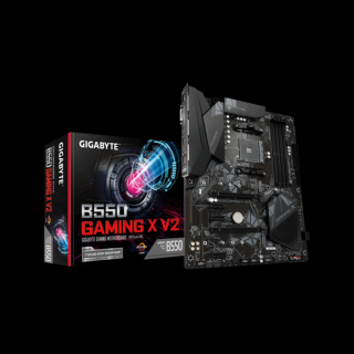 Gigabyte Alaplap - AMD B550 GAMING X V2 AM4 (B550, 4xDDR4 3200MHz, 2xPCI-E, RAID, 4xSATA3, 2xM.2, 6xUSB2.0, 6xUSB3.1)