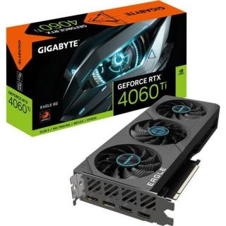 Gigabyte Videókártya - nVidia RTX 4060 Ti Eagle OC (8192MB, GDDR6, 128bit, 2550/18000Mhz, 2xHDMI, 2xDP)