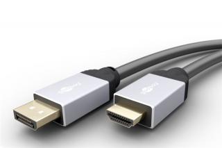 Goobay+ kábel Displayport 1.2 (apa) - HDMI 2.0 (apa) 1m (4k 60Hz)