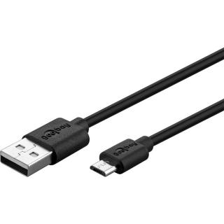 Goobay Micro USB - USB adat- és gyorstöltő kábel, 1m