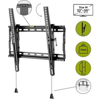 Goobay Pro dönthető fali konzol (M) 32"-55"-ig, fekete