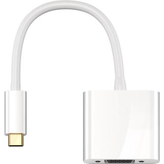 Goobay USB-C apa - VGA anya átalakító, fehér