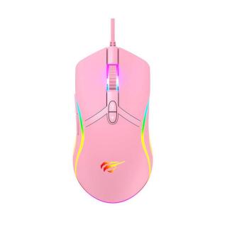 Havit MS1026 pink gamer egér RGB 1000-6400 DPI