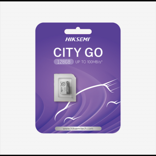 Hikvision HIKSEMI MicroSD kártya - CITY GO 128GB microSDXC™, Class 10 and UHS-I, 3D NAND