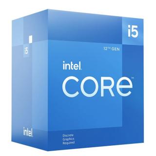 Intel Processzor - Core i5-12400F (2500Mhz 18MBL3 Cache 10nm 65W skt1700 Alder Lake) BOX No VGA