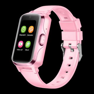 KidSafe Joy 4G sport pink gyerek okosóra magyar menüvel