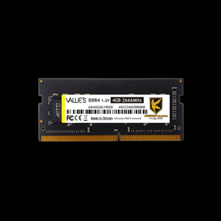 Kingsman Memória Notebook - 4GB DDR4 (2666Mhz, CL19, 1.2V)