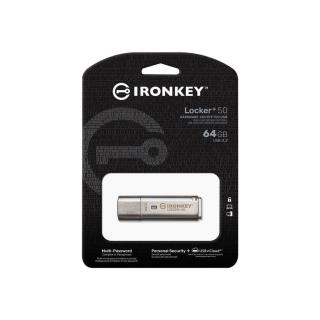 KINGSTON 64GB IKLP50 AES USB
