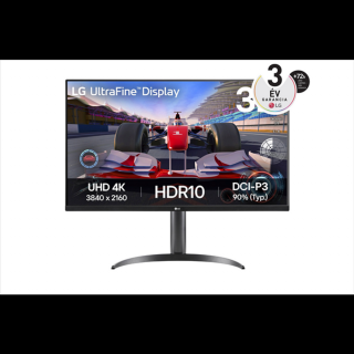LG Monitor 32" - 32UR550K-B (VA; 16:9; 4K 3840x2160; 4ms; 250cd; 60Hz; HDMIx2; DP;  Spkr, Pivot)