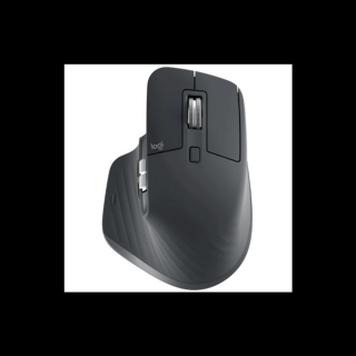 Logitech Egér - MX Master 3S (Vezeték nélküli, USB, Lézer, 8000 dpi, Fekete)
