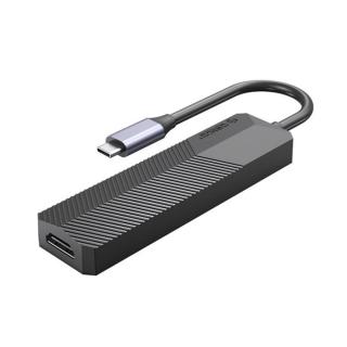 Orico Notebook Dokkoló - MDK-6P-BK /66/(Bemenet: USB-C, Kimenet: 2xUSB-A/HDMI/SDTF/USB-C, fekete)