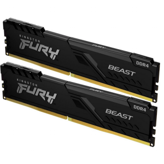 Ram DDR4 Kingston Fury Beast 16GB/3200Mhz CL16 Kit (2x8GB) KF432C16BBK2/16