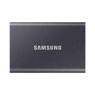 Samsung Külső SSD 2TB - MU-PC2T0T/WW (T7 external, szürke, USB 3.2, 2TB)