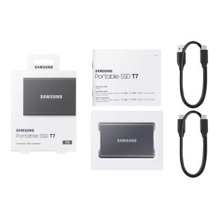 SAMSUNG T7 1TB külső SSD USB-C szürke