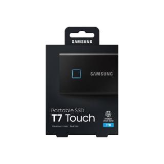 SAMSUNG T7 Touch 1TB külső SSD fekete