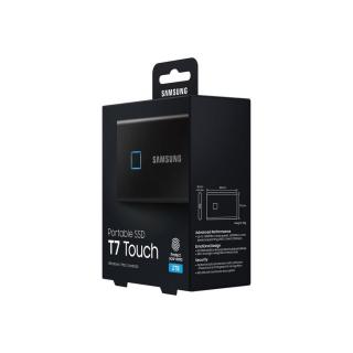 SAMSUNG T7 Touch 2TB külső SSD fekete