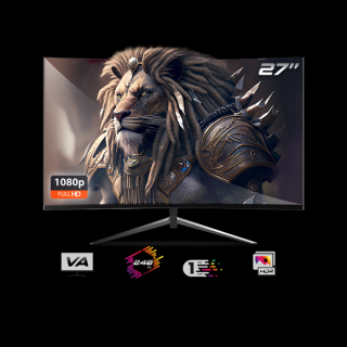 Spirit of Gamer Monitor 27" - EPIC 27" (VA, 16:9, 1920x1080, 1ms, 240 Hz, 300 cd/m2, 3000:1, HDMI/DP/3,5 mm Jack)