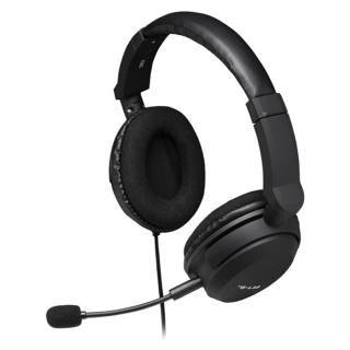 The G-Lab Fejhallgató - KORP CARBON (mikrofon, 3,5mm Jack, hangerőszabályzó, nagy-párnás, fehér)