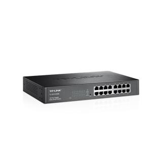 TP-Link Switch Easy Smart - TL-SG1016DE JetStream™ (16 port, 1000Mbps; fém ház, rackbe szerelhető)