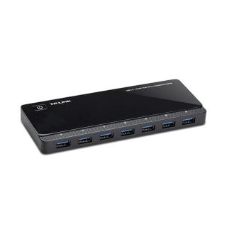 TP-Link USB Hub - UH720 (7 port + 2port töltésre; USB3.0; tápegység)