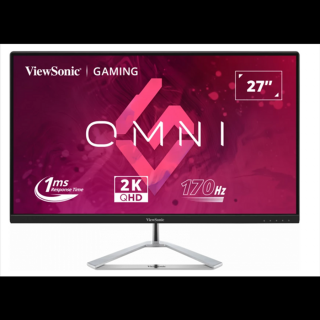 ViewSonic Gamer Monitor 27" - VX2780-2K (IPS, 16:9, 2560x1440, 170Hz, 10bit, 1ms, 350cd/m2, HDMI*2, DP)