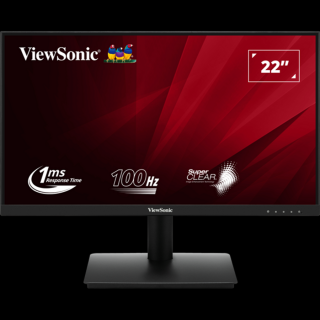 ViewSonic Monitor 22" - VA220-H (IPS, 16:9, 1920x1080, 100Hz, 1ms, 250cd/m2, D-sub, HDMI, VESA)