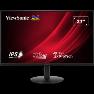 ViewSonic Monitor 27" - VA2708-HDJ (IPS, 100Hz 16:9, FHD, 99% sRGB, 5ms, 250cd/m2, D-sub, HDMI, DP, VESA, mag.áll. forg)