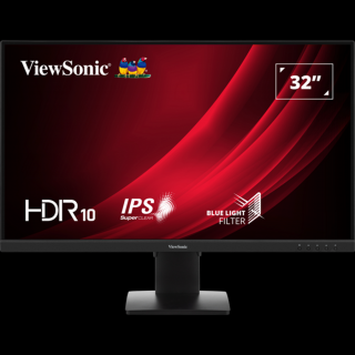 ViewSonic Monitor 32" - VG3209-4K (IPS, 16:9, 4K, 5ms, 350cd/m2, D-sub, HDMI, DP, VESA, SPK, mag. áll.)