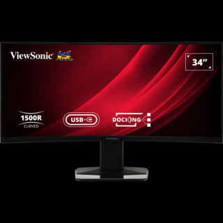 ViewSonic Monitor 34" - VG3419C (VA, 120Hz, 21:9, 3440x1440, 3,5ms, 300cd/m2, Type-C, HDMI, DP, LAN, SPK, mag. áll.)